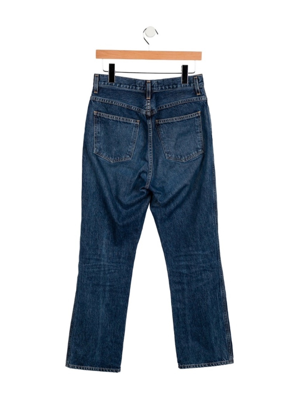 High Rise Straight Leg Medium Wash Size 27 AGOLDE Jeans - Picture 2 of 4